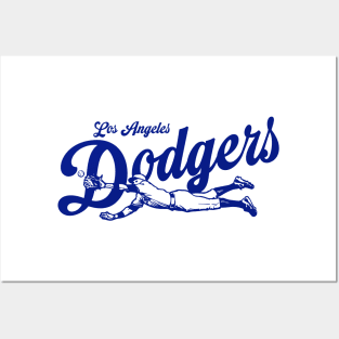 Diving Dodgers Posters and Art